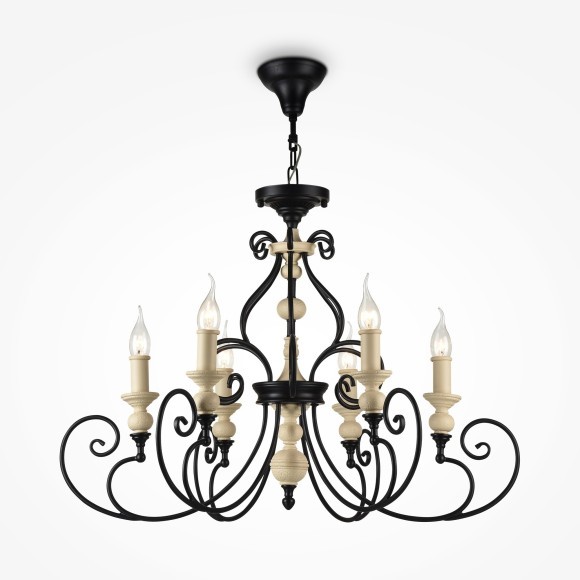 Люстра потолочная Maytoni H631-PL-06-B Karina под лампы 6xE14 60W