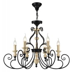 Люстра потолочная Maytoni H631-PL-06-B Karina под лампы 6xE14 60W