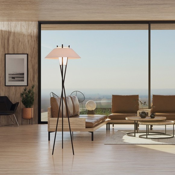 Торшер на треноге Maytoni MOD006FL-01B Bastone под лампу 1xE27 40W