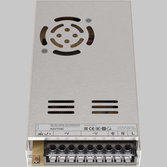 Maytoni PSL002-400W-12V-IP20 811014 Источник напряжения (блок питания/драйвер/трансформатор) 220-12В 400Вт IP20