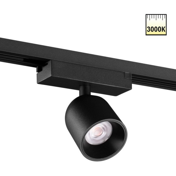 359803 Черный светодиодный однофазный двужильный трековый светильник 10Вт 882Лм 3000К 32° CRI≥90 180-265V IP20 Novotech SOLETTE 359803 Черный светодиодный однофазный двужильный трековый светильник 10Вт 882Лм 3000К 32° CRI≥90 180-265V IP20 Novotech SOLETTE