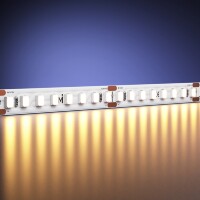 Maytoni 201099 Высокоэффективная светодиодная лента 5 метров, ширина 8мм серия ULTRA SMD2835 24V 12Вт/м 1680Лм/м 2700К IP20 CRI90 120° кратность резки 50мм, раб. температура -30...+60°С