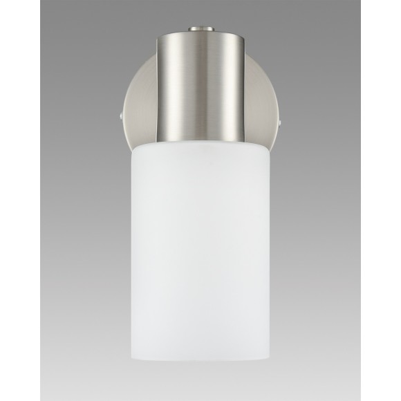 8099/1W COMFI LN25 никель/белый металл/стекло Бра Е14 1*40W 220V MAVE