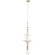 Светильник подвесной Crystal Lux VALENCIA SP1.4 GOLD