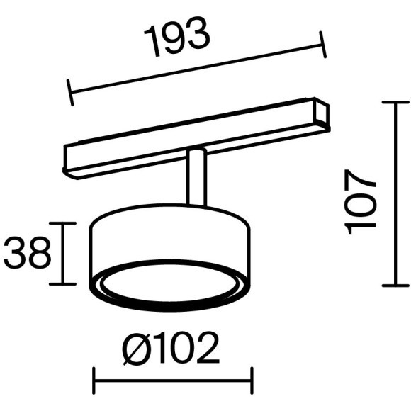 TR040-2-18W3K-BBS Трековый магнитный светодиодный светильник Maytoni Exility CRI90+ 3000К 1205Лм 120° 18Вт TR040-2-18W3K-BBS Трековый магнитный светодиодный светильник Maytoni Exility CRI90+ 3000К 1205Лм 120° 18Вт