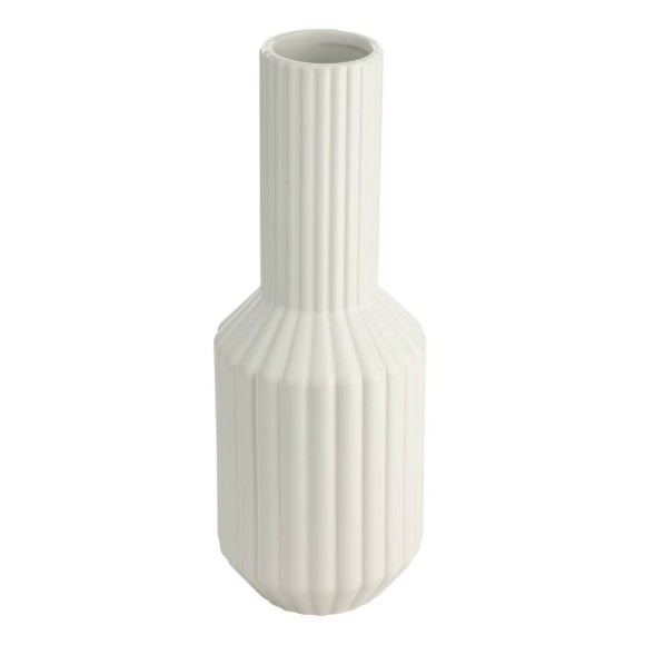 421022 HIRADO Декоративная ваза керамика белый D128 H335