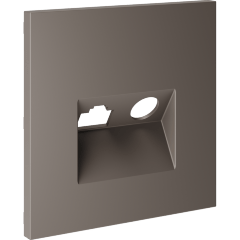 VLS002714 Накладка для розетки TV+RJ45 (CAT5-CAT6 + RG6 или РК 75-4,8-31 коричневого цвета VOLTUM S70 (купучино)