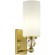 SL2003.301.01 Светильник настенный ST-Luce латунь/белый E27 1*40W AURORA