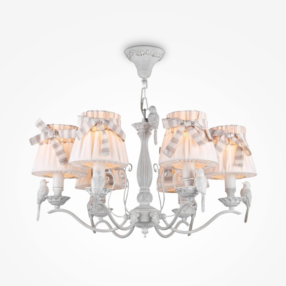 Люстра подвесная Maytoni ARM013-06-W Bird под лампы 6xE14 40W