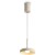 Freya Movement FR5602PL-L5W Светильник подвесной светодиодный, с фиксируемой высотой, бежевое основание, бежевый металлический плафон диаметром 18см, CCT перекл. цветовой температуры, 7Вт 2700;4000K 500Лм CRI80 120° IP20 220V