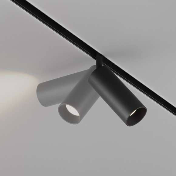 TR032-2-12W4K-M-B Трековый магнитный светодиодный светильник Maytoni Exility CRI90+ 4000К 900Лм 36° 12Вт