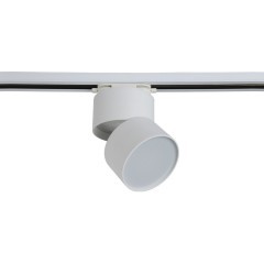 Однофазный двужильный светодиодный трековый светильник Crystallux CLT 0.31 130 WH 4000К 1100Лм CRI90+ 120° 12Вт Однофазный двужильный светодиодный трековый светильник Crystallux CLT 0.31 130 WH 4000К 1100Лм CRI90+ 120° 12Вт