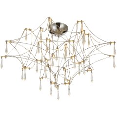 SL6601.102.78 Светильник потолочный ST-Luce Хром/Прозрачный LED 78*0,35W 3000K GRAVETTA