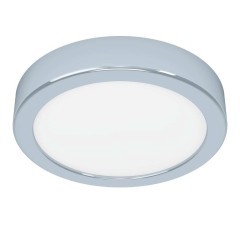 900639 Накладной светильник FUEVA 5, 11W (LED), 3000K, IP44, ?160, сталь, хром / пластик, белый
