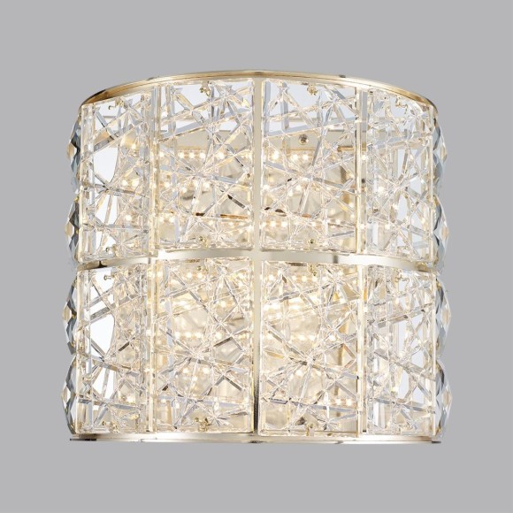 5071/32WL HALL ODL24 493 золото/прозрачный/металл/хрусталь/стекло Бра LED 15W 3700K VERSION