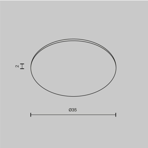 Стекло для пылевлагозащиты IP44 для светильников серии Dip Glass001-D35
