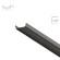 Arte Lamp SURFACE A150606RS Черный полуматовый рассеиватель, 2 метра, для профилей A150605S и A150606S