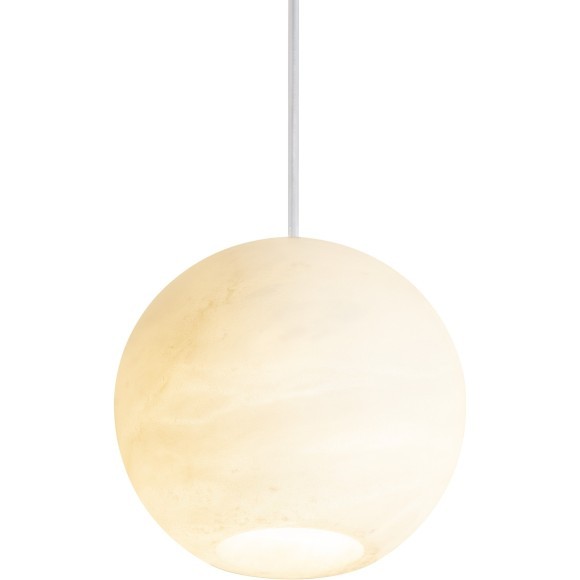 FR5592PL-01BS1 Подвесной светильник с алебастровыми плафоном 100мм, лампа G4 220В 3Вт 3000К 200лм в комплекте, Freya Pietre
