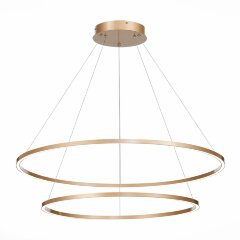 ST605.243.91 Светильник подвесной ST-Luce Золотистый/Белый LED 1*91W 4000K Подвесные светильники ST605.243.91 Светильник подвесной ST-Luce Золотистый/Белый LED 1*91W 4000K Подвесные светильники