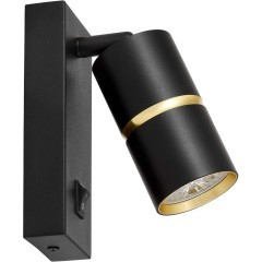 Настенный светильник Lampit TS TK40-W1 BK+GD