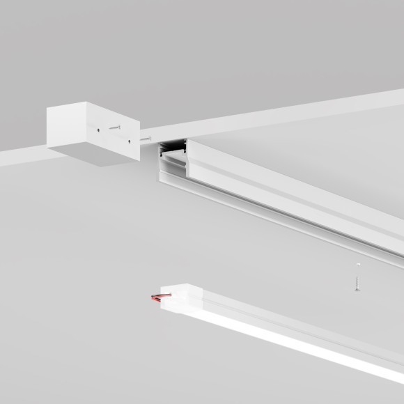Профиль 2м Maytoni Elasity IP накладной белый O-TR001-P-W2M