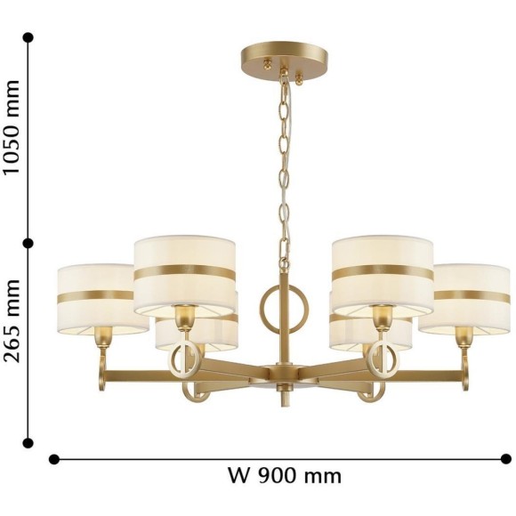Подвесная люстра Mateo 2634-8P