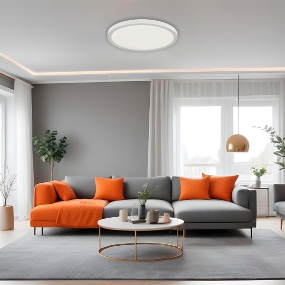 Светильник Sonex LED 24Вт 3000/4000/6500К D300 IP44 CCT/датчик движения NEBULA WHITE 7790/24L