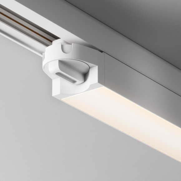 Однофазный двужильный светодиодный трековый светильник Maytoni Unity TR000-1-24W3K-W Basis 3000К 1900Лм CRI90+ 110° 24Вт