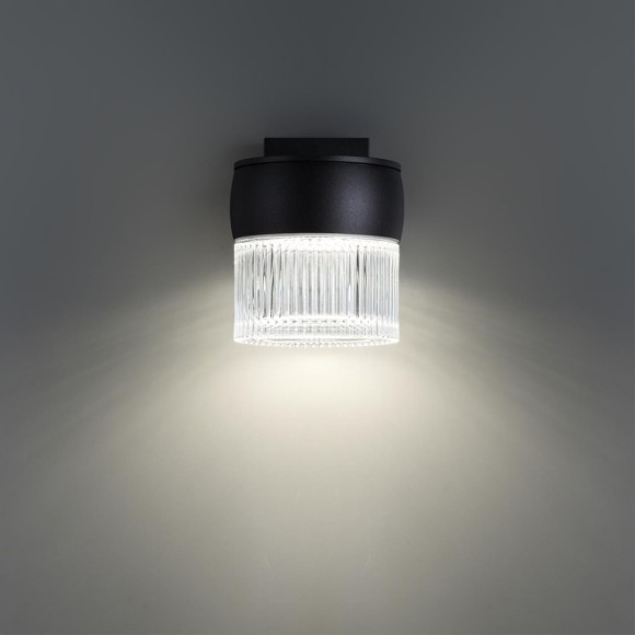 Светильник уличный настенный с переключателем цветовой температуры с влагозащитой IP65 Novotech и светоиодным LED модулем 8 Ватт 100-240V 2700К/3200К/4000К ESTIMA 359717