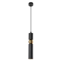 Подвесной светильник цилиндр Arte Lamp A3162SP-1BK RAN под лампу 1xGU10 50W