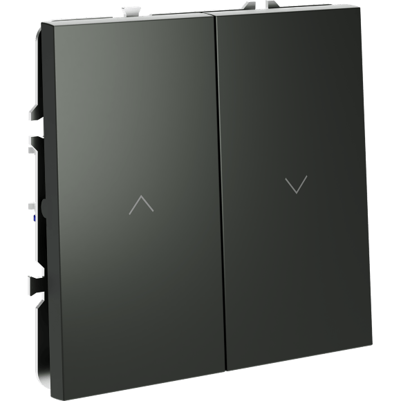 VLS020706 Выключатель для жалюзи звонкового типа для управления электроприводами титанового цвета 10А (2200 Ватт) VOLTUM S70 (титан) VLS020706 Выключатель для жалюзи звонкового типа для управления электроприводами титанового цвета 10А (2200 Ватт) VOLTUM S70 (титан)