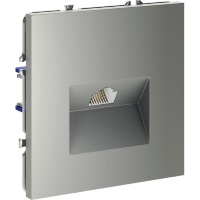 VLS060105 Розетка компьютерная RJ45 категории 6Е (для проводов CAT5-CAT6 до 10 Гбит/сек) стального цвета VOLTUM S70 (сталь)