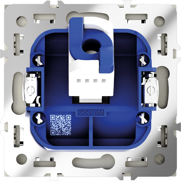 VLS060105 Розетка компьютерная RJ45 категории 6Е (для проводов CAT5-CAT6 до 10 Гбит/сек) стального цвета VOLTUM S70 (сталь)