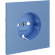 VLS000615 Накладка для розетки с заземлением синего джинсового цвета VOLTUM S70 (деним)