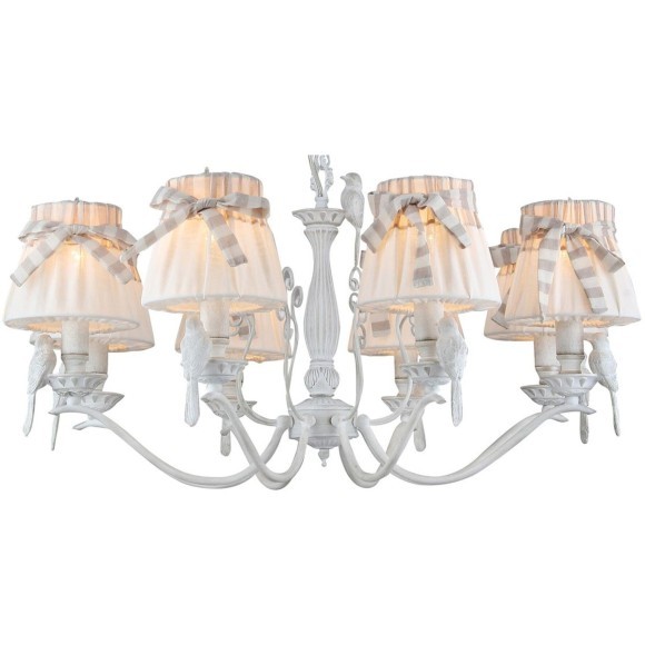 Люстра подвесная Maytoni ARM013-08-W Bird под лампы 8xE14 40W