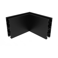 Crystal Lux CLT 0.226 04 BL 1408/128 Угловой 90° соединитель для двустороннего узкого шинопровода серии UX5