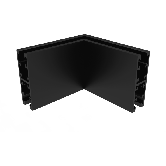 Crystal Lux CLT 0.226 04 BL 1408/128 Угловой 90° соединитель для двустороннего узкого шинопровода серии UX5