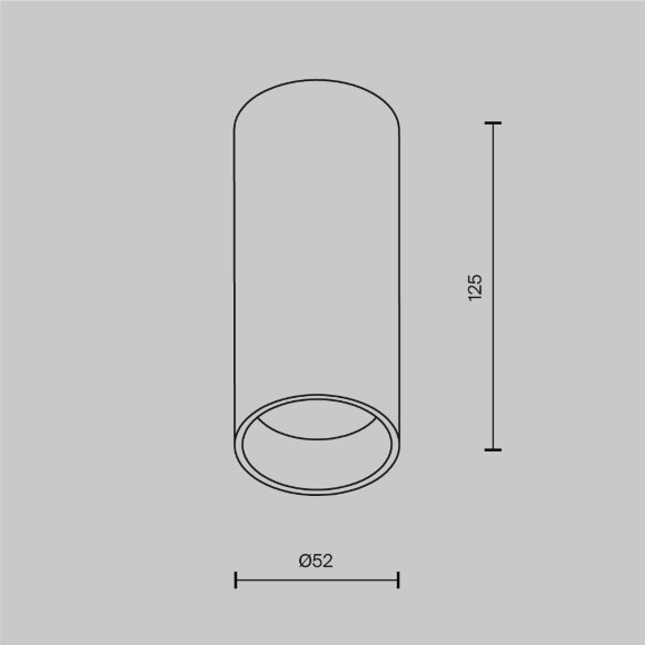 Потолочный светильник Technical C056CL-L12W4K-W-PT