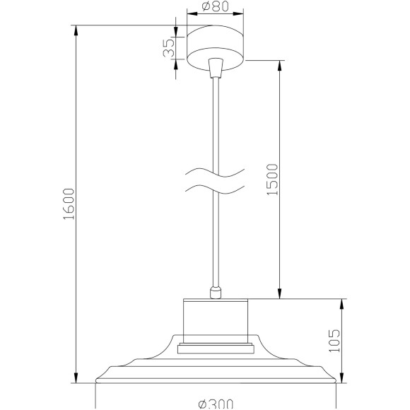 Подвесной светильник Maytoni P066PL-L9W4K