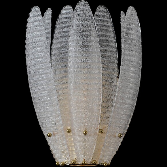 Crystal Lux Artichoke AP2 Gold 4150/402 Настенный современный дизайнерский светильник бра, основание золото металл, плафон стекло, лампы E14 2шт макс 40Вт IP20 220В