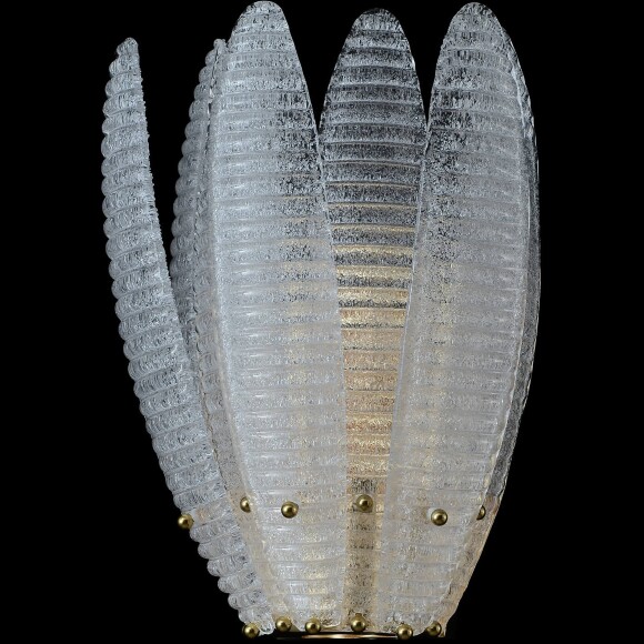 Crystal Lux Artichoke AP2 Gold 4150/402 Настенный современный дизайнерский светильник бра, основание золото металл, плафон стекло, лампы E14 2шт макс 40Вт IP20 220В