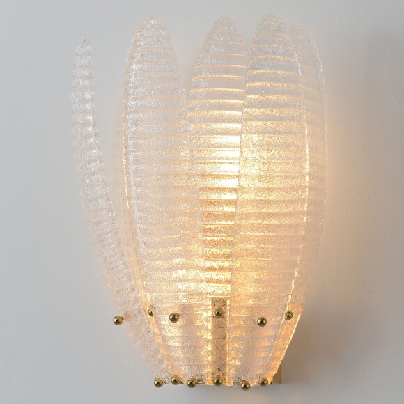 Crystal Lux Artichoke AP2 Gold 4150/402 Настенный современный дизайнерский светильник бра, основание золото металл, плафон стекло, лампы E14 2шт макс 40Вт IP20 220В