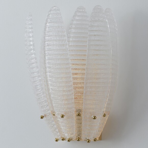 Crystal Lux Artichoke AP2 Gold 4150/402 Настенный современный дизайнерский светильник бра, основание золото металл, плафон стекло, лампы E14 2шт макс 40Вт IP20 220В