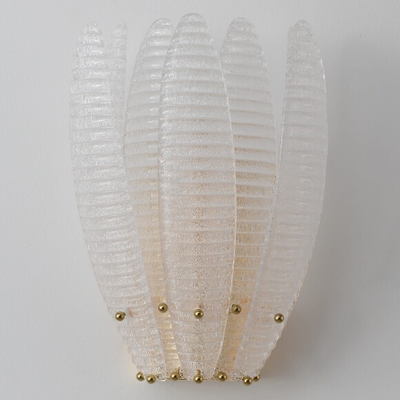 Crystal Lux Artichoke AP2 Gold 4150/402 Настенный современный дизайнерский светильник бра, основание золото металл, плафон стекло, лампы E14 2шт макс 40Вт IP20 220В