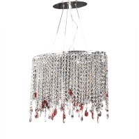 Хрустальная подвесная люстра Lumina Deco Aldonea LDP 7051-4 CHR