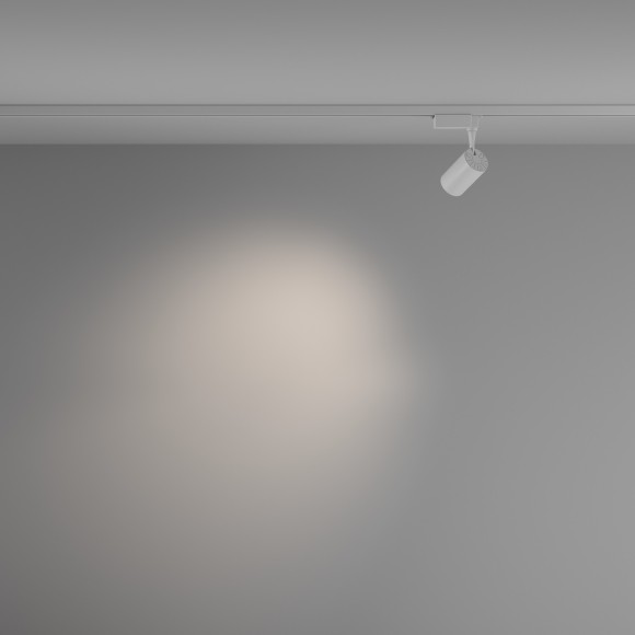 Однофазный двужильный светодиодный трековый светильник Maytoni Unity TR003-1-6W4K-M-W Vuoro 4000К 460Лм CRI90+ 36° 6Вт