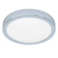 900641 Накладной светильник FUEVA 5, 17W (LED), 3000K, IP44, ?210, сталь, хром / пластик, белый
