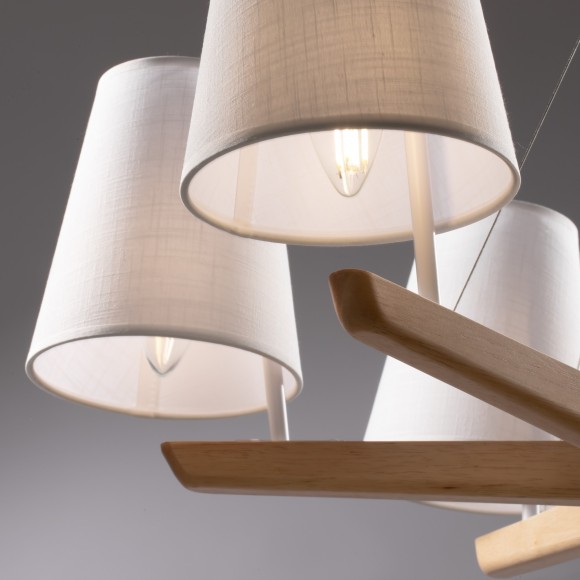 Люстра подвесная Freya FR8019PL-06W Arellano под лампы 6xE14 40W