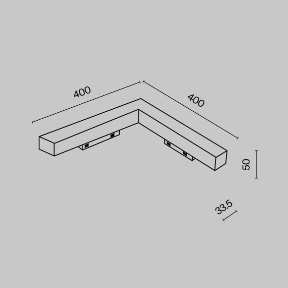 TR078-2-24W3K-B Трековый магнитный светодиодный светильник Maytoni Exility CRI90+ 3000К 2100Лм 120° 30Вт
