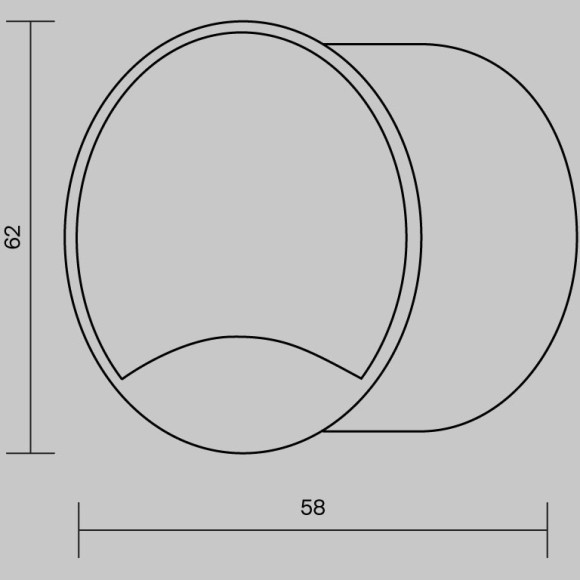 Уличный встраиваемый светильник в стены для подсветки лестниц Outdoor O035-L3B3K